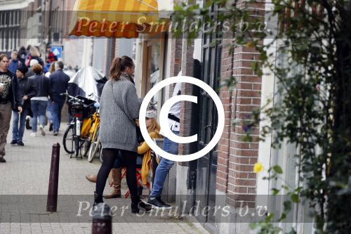 Amsterdam 1 oktober 2017
Romelu Lukaku en zijn vriendin Saar mens bij haar huis in Amsterdam.