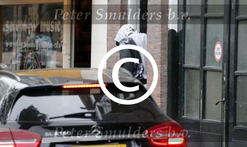 Amsterdam 1 oktober 2017
Romelu Lukaku en zijn vriendin Saar mens bij haar huis in Amsterdam.