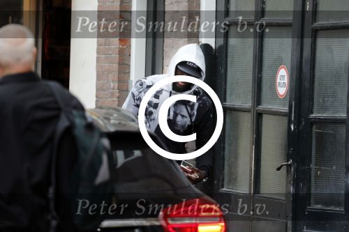Amsterdam 1 oktober 2017
Romelu Lukaku en zijn vriendin Saar mens bij haar huis in Amsterdam.