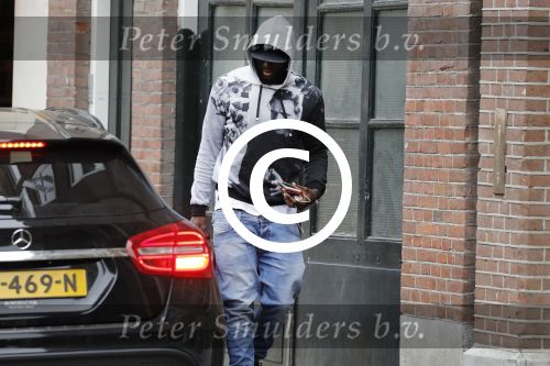Amsterdam 1 oktober 2017
Romelu Lukaku en zijn vriendin Saar mens bij haar huis in Amsterdam.
