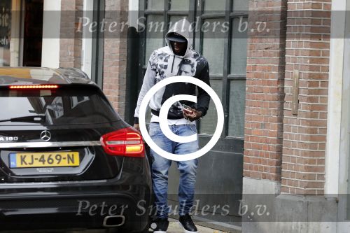 Amsterdam 1 oktober 2017
Romelu Lukaku en zijn vriendin Saar mens bij haar huis in Amsterdam.