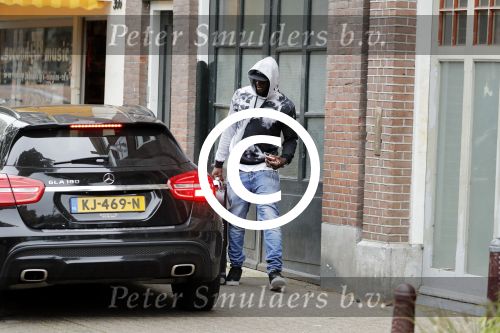 Amsterdam 1 oktober 2017
Romelu Lukaku en zijn vriendin Saar mens bij haar huis in Amsterdam.