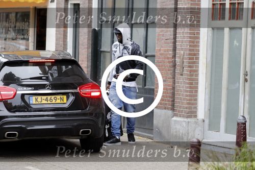 Amsterdam 1 oktober 2017
Romelu Lukaku en zijn vriendin Saar mens bij haar huis in Amsterdam.