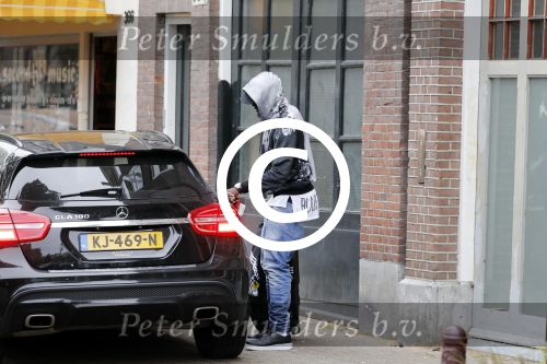 Amsterdam 1 oktober 2017
Romelu Lukaku en zijn vriendin Saar mens bij haar huis in Amsterdam.