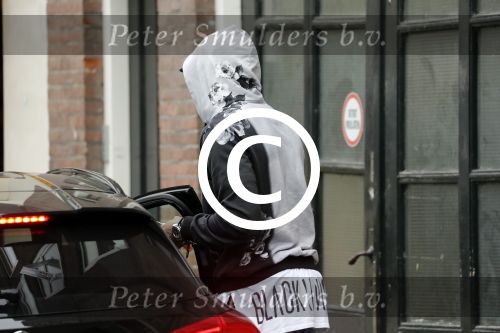 Amsterdam 1 oktober 2017
Romelu Lukaku en zijn vriendin Saar mens bij haar huis in Amsterdam.