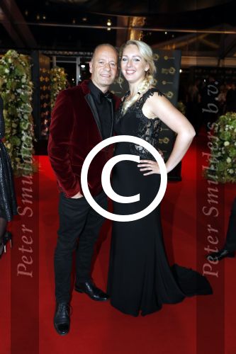 Amsterdam 12 oktober 2017 
Uitreiking televizierring in het afas live theater. Ron Boszhard met vriendin