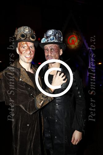 Amsterdam 31 oktober 2017
Halloween party van Q music. Rutger Vink met partner