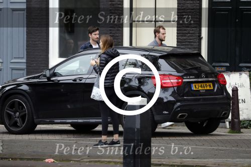 Amsterdam 1 oktober 2017
Romelu Lukaku en zijn vriendin Saar mens bij haar huis in Amsterdam.