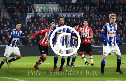 Eindhoven, 22 Januari 2017 Kompetitiewedstrijd PSV-SC Heerenveen, eindstand 4-3