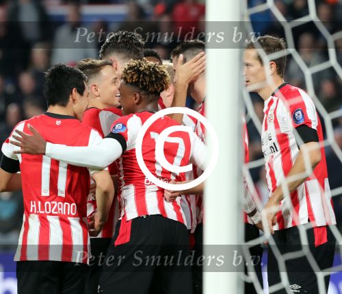 Eindhoven, 30 September 2017
PSV-Willem II, eindstand 4-0  Kompetitie 2017/2018
Steven Bergwijn
