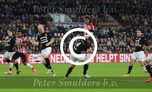 Eindhoven, 30 September 2017
PSV-Willem II, eindstand 4-0  Kompetitie 2017/2018