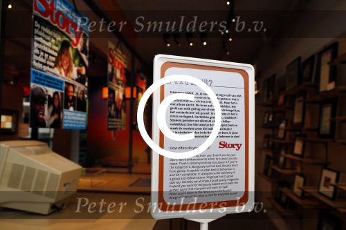 Den Haag 2 november 2017
Guido den Aantrekker in het COMMunicatie museum in den Haag waar Story meewerkt aan een tentoonstelling