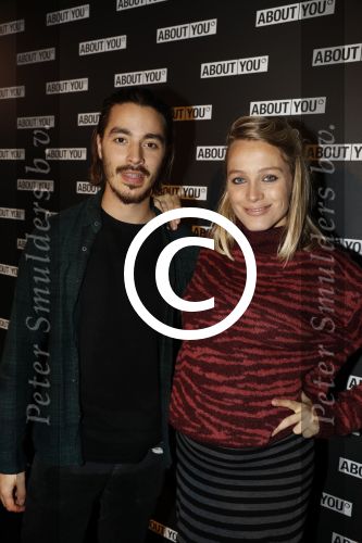 Amsterdam 9 oktober 2017  
Presentatie about You in Amsterdam. Tess Milne zwanger met man