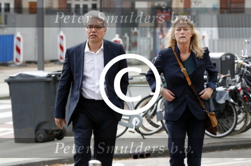 Amsterdam 14 oktober 2017
Afscheidsdienst van burgemeetser Eberhard v d Laan in het concertgebouw. Theodor Holman met vrouw
