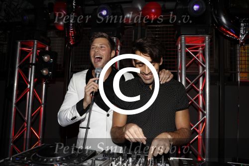 Amsterdam 4 november 2017
Tim Douwsma viert zijn 30e verjaardag in club de bajes. Tim met Joey Ferre