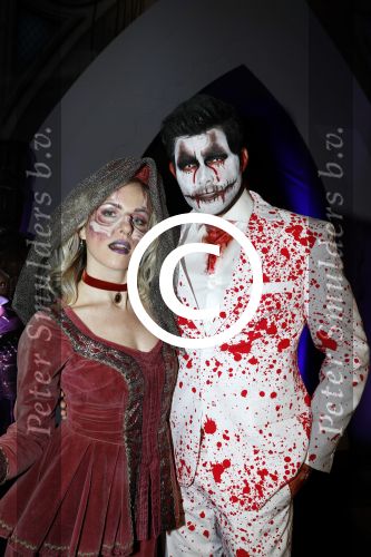 Amsterdam 31 oktober 2017
Halloween party van Q music. Tim Douwsma met Josje Huisman