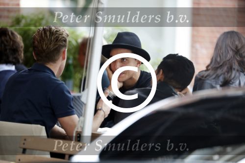Amsterdam 13 oktober 2017 
Timor Steffens op terras