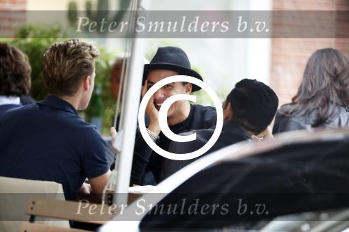 Amsterdam 13 oktober 2017 
Timor Steffens op terras