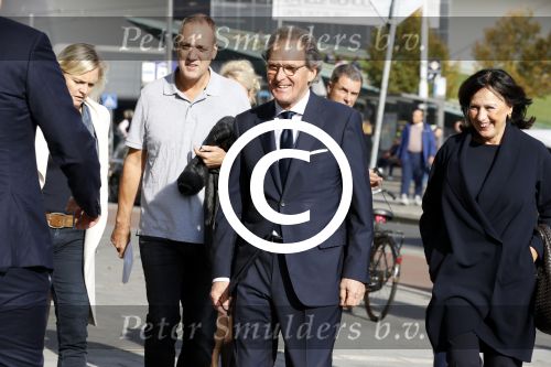 Amsterdam 14 oktober 2017
Afscheidsdienst van burgemeetser Eberhard v d Laan in het concertgebouw. Ton Rombouts met vrouw