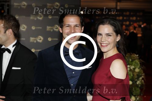 Amsterdam 12 oktober 2017 
Uitreiking televizierring in het afas live theater. Victor Mids met vrouw