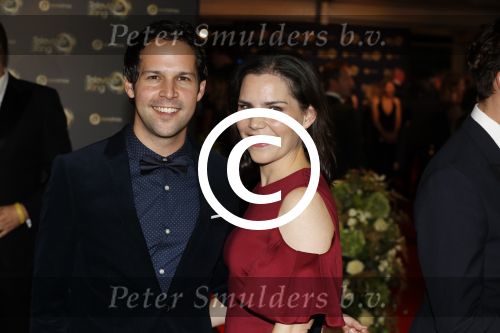 Amsterdam 12 oktober 2017 
Uitreiking televizierring in het afas live theater. Victor Mids met vrouw