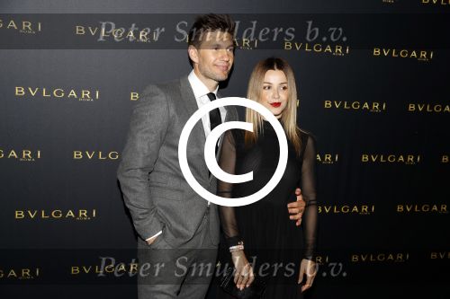 Amsterdam 2 november 2017
Bulgari event in het v Gogh Museum. Victoria Koblenko met vriend Levchenko