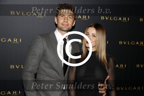 Amsterdam 2 november 2017
Bulgari event in het v Gogh Museum. Victoria Koblenko met vriend Levchenko