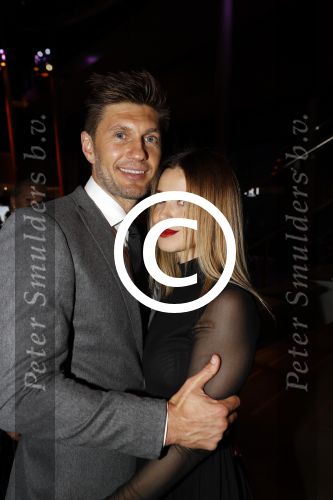 Amsterdam 2 november 2017
Bulgari event in het v Gogh Museum. Victoria Koblenko met vriend Levchenko