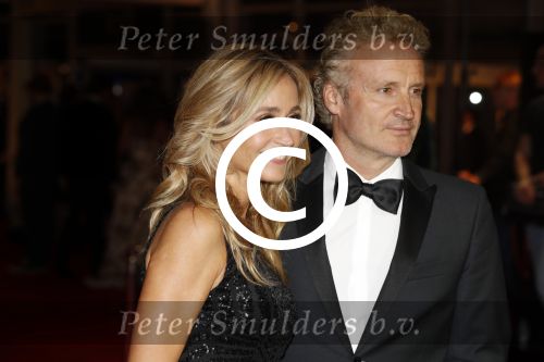 Amsterdam 12 oktober 2017 
Uitreiking televizierring in het afas live theater. Wendy v Dijk en Erland Galjaard