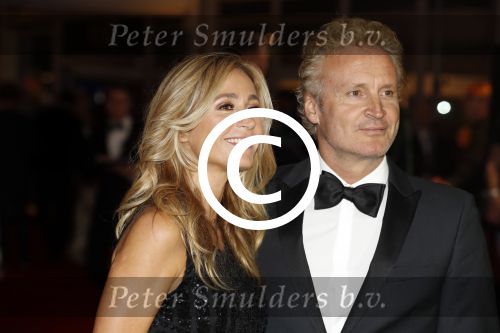Amsterdam 12 oktober 2017 
Uitreiking televizierring in het afas live theater. Wendy v Dijk en Erland Galjaard