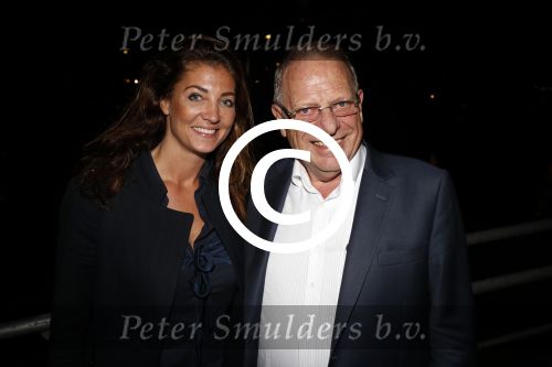 Amsterdam 16 oktober 2017 
Opening van het nieuwe restaurant van Won Yip Sushisamba bij het holland casino. Wim Zegwaard met een kennis