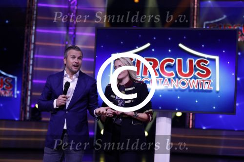 Hilversum 23 oktober 2017
Perspresentatie van het nieuwe programma van Winston Gerschtanowitz en Renate Verbaan in studio 22 . Het programma heet circus Gerschtanowitz.