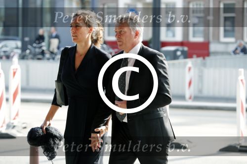 Amsterdam 14 oktober 2017
Afscheidsdienst van burgemeetser Eberhard v d Laan in het concertgebouw. Wouter Bos met zijn vrouw