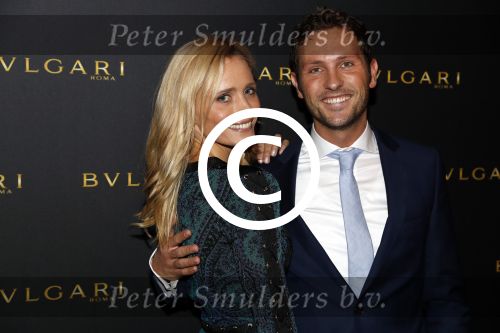 Amsterdam 2 november 2017
Bulgari event in het v Gogh Museum. Yfke Sturm kwam met haar broer