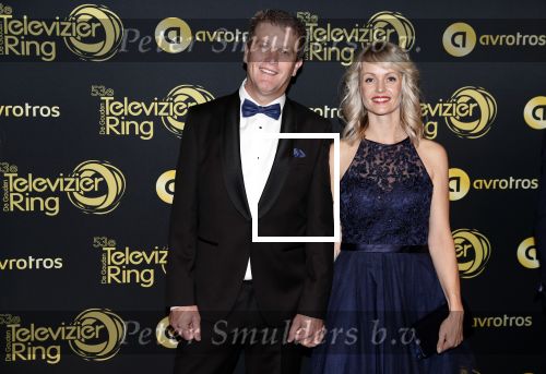Amsterdam 11 oktober 2018
Uitreiking televizierring in AFAS LIVE.
Beau v Erven Dorens in de grote winnaar. Alberto Stegeman met zijn vrouw