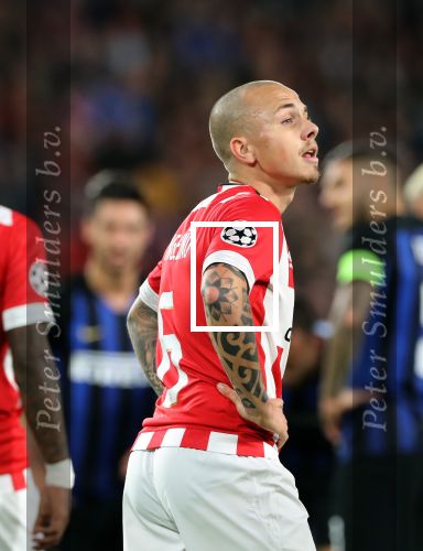 Eindhoven, 3 Oktober 2018 2e wedstrijd CL Seizoen 2018-2019
PSV-Internazionale Milan, eindstand 1-2
Angelino