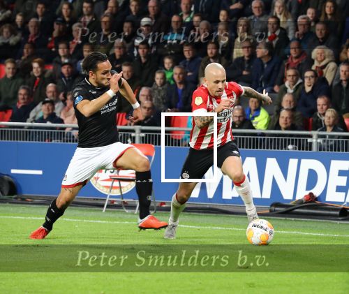 Eindhoven, 20 Oktober 2018 Kompetitiewedstrijd PSV-SC Emmen, eindstand 6-0 Seizoen 2018-2019
Angelino