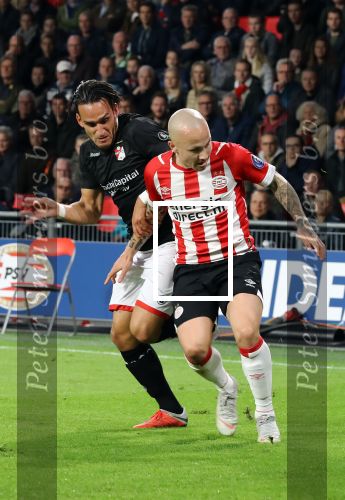 Eindhoven, 20 Oktober 2018 Kompetitiewedstrijd PSV-SC Emmen, eindstand 6-0 Seizoen 2018-2019
Angelino