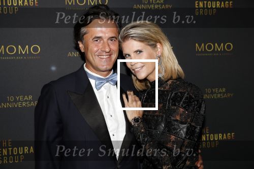 Amsterdam 4 oktober 2018
Feest ivm 10 jarig bestaan van Momo in Amsterdam. Anouska Wink met man