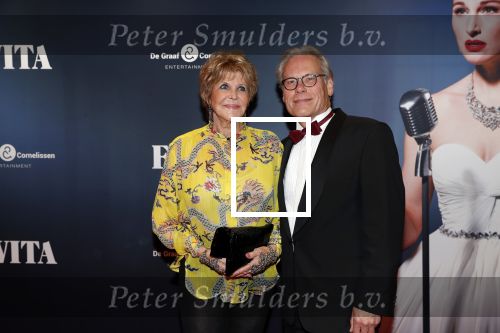 Amsterdam 22 augustus 2018
Premiere Evita in carre. Astrid Engels met partner