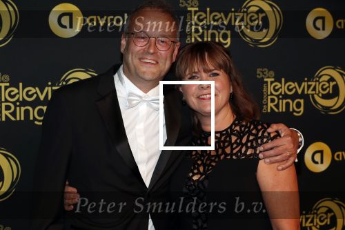 Amsterdam 11 oktober 2018
Uitreiking televizierring in AFAS LIVE.
Beau v Erven Dorens in de grote winnaar. Astrid Kersseboom met man