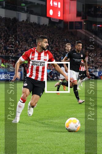 Eindhoven, 20 Oktober 2018 Kompetitiewedstrijd PSV-SC Emmen, eindstand 6-0 Seizoen 2018-2019
Aziz Behich