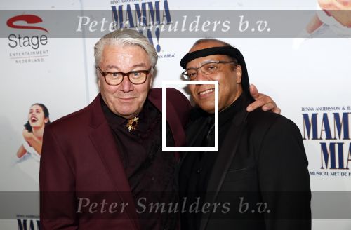 Utrecht 23 september 2018
Premiere Mamma Mia in het Beatrix Theater. 
Barrie Stevens met een kennis