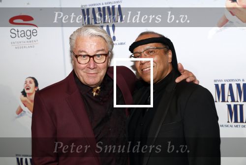 Utrecht 23 september 2018
Premiere Mamma Mia in het Beatrix Theater. 
Barrie Stevens met een kennis
