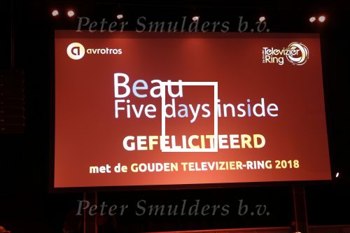 Amsterdam 11 oktober 2018
Uitreiking televizierring in AFAS LIVE.
Beau v Erven Dorens in de grote winnaar.