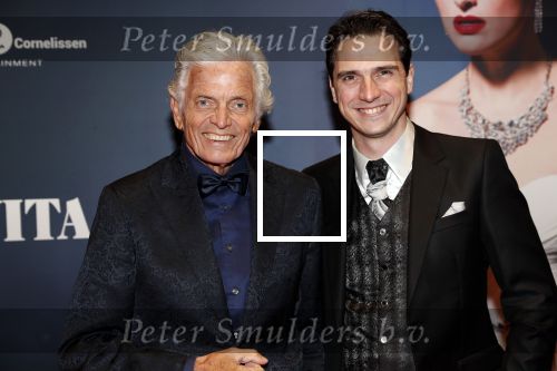 Amsterdam 22 augustus 2018
Premiere Evita in carre. Ben Cramer met zoon Tom