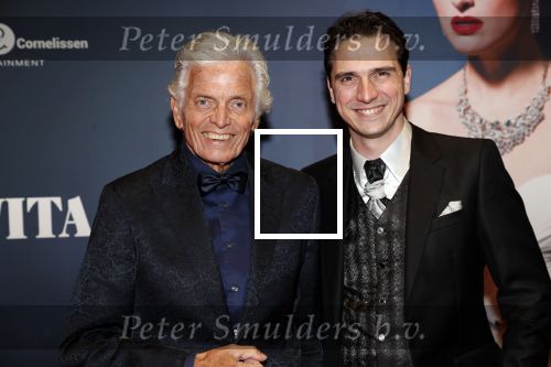 Amsterdam 22 augustus 2018
Premiere Evita in carre. Ben Cramer met zoon Tom
