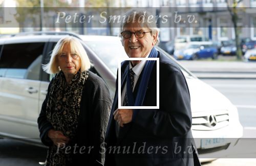 Amsterdam 27 oktober 2018
Herdenkingsdienst voor Wim Kok in het Concertgebouw van Amsterdam. Bram peper met zijn vrouw