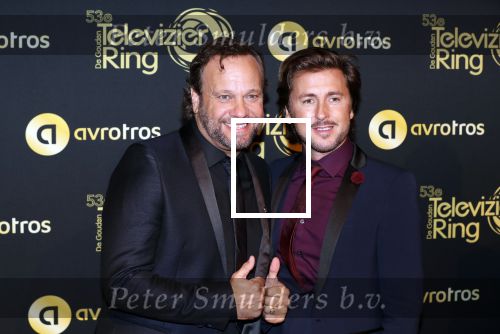 Amsterdam 11 oktober 2018
Uitreiking televizierring in AFAS LIVE.
Beau v Erven Dorens in de grote winnaar. carlo Boszhard met Herald Adolfs