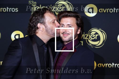 Amsterdam 11 oktober 2018
Uitreiking televizierring in AFAS LIVE.
Beau v Erven Dorens in de grote winnaar. carlo Boszhard met Herald Adolfs